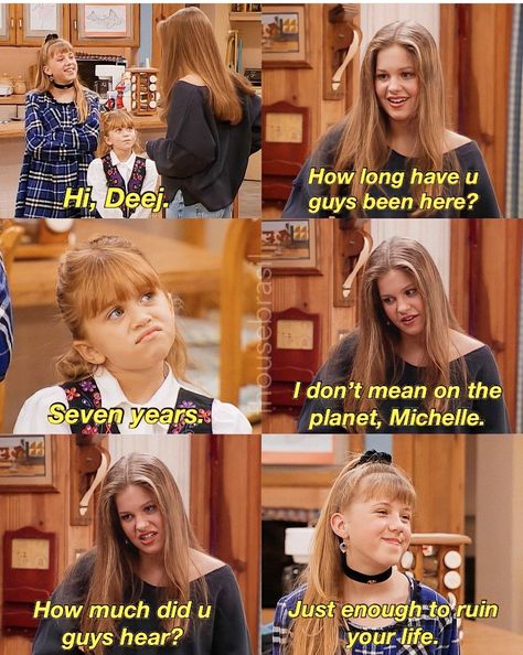 Full House ❤️ Full House Edits, Full House Aesthetic, Dj Full House, Full House Season 1, Full House Show, Full House Memes, Fuller House Cast, Full House Funny, Spell Your Name Workout