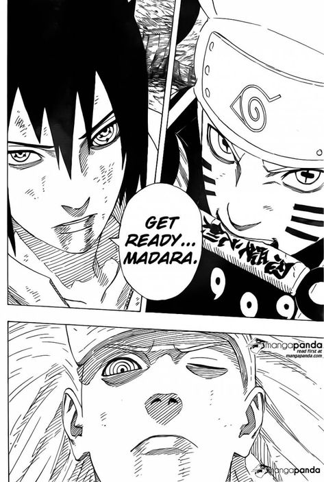 Naruto manga chapter 673. Naruto and Sasuke. Awwwwwwwwww I LOVE seeing Naruto and Sasuke on the same side again. I really hope it stay's like this. Naruto Manga, Naruto, Black And White, Anime, White, Black