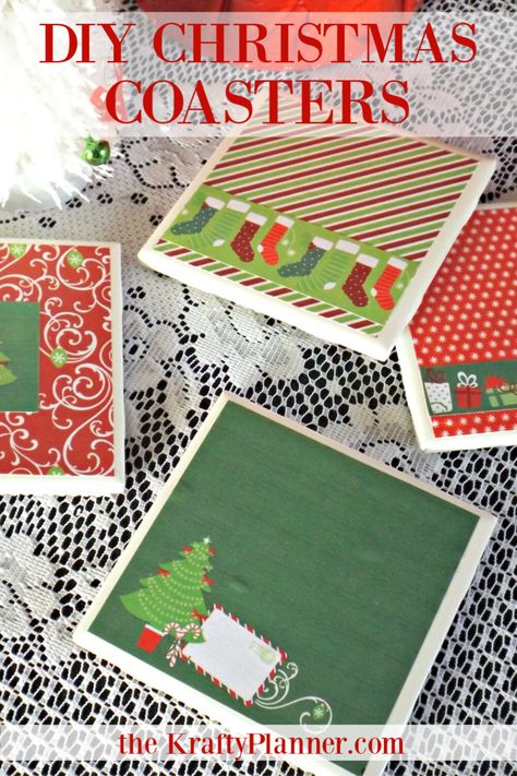 Diy Coasters Tile, 10 Days Of Christmas, Grandma Ideas, Silhouette Gifts, Parents Christmas, Holiday Crafts Diy, Christmas Traditions Family, Christmas Organization, Christmas Mantel Decorations