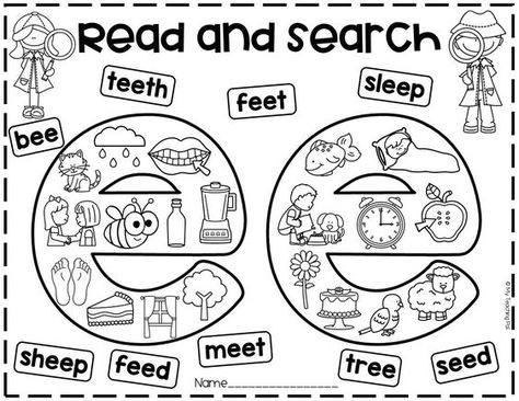 ee Long Vowels read and search worksheet for vowel teams. Oo And Ee Words Worksheet, Oa Digraph Worksheets, Oa Phonics Worksheet, Oa Sound Worksheets, Oa Words Worksheet, K2 Activities, Long Vowels Worksheets, Long Vowel Sounds Worksheets, Oa Words