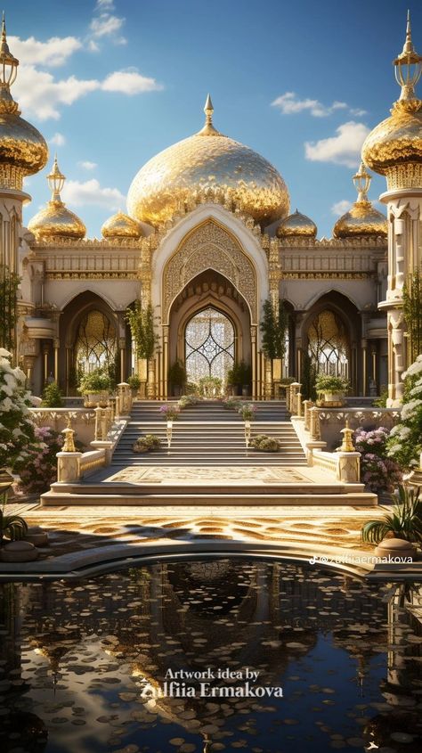 Arabian Palace, Persian Palace, Morocco Interior, Tank Warfare, Castle House Design, Fantasy Rooms, Magical Home, House Book, Castle House