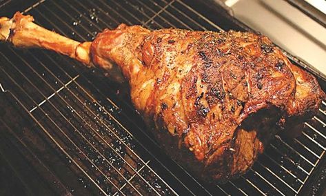 EPICURIOUS: THE CENTREPIECE: SLOW-ROASTED MUTTON LEG - Newspaper - DAWN.COM Hobbit Food, Goat Recipes, Urdu Recipe, Ibuki Mioda, Lunch Party, Mutton Recipes, Goat Meat, Roast Recipe, Rich In Protein