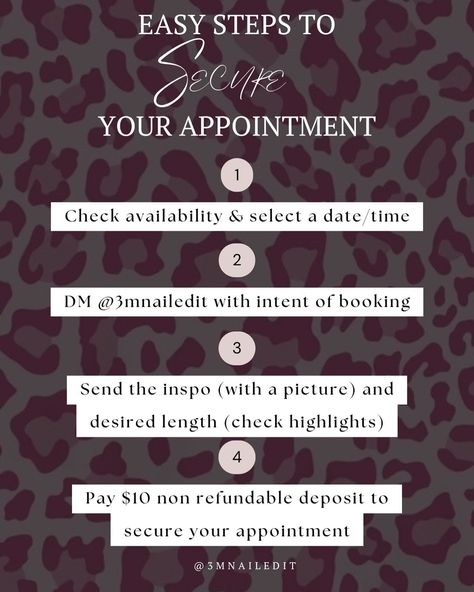 Read policies before booking‼️ - - - - - #nailtech #nailsnailsnails #nails #nailtechnician #satx #sanantonio #nail #sanantoniotx #beginnernailtech Policies For Small Business, Booking Policy Nails, Nail Tech Policies, Nail Business, Policy Template, Length Check, Nail Room, Nail Idea, Instagram Ideas Post