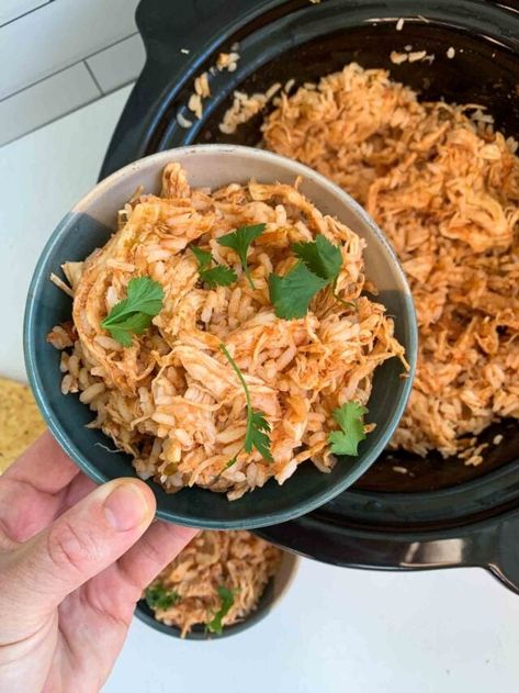 Salsa Chicken and Rice - Jordo's World Crockpot Spanish Chicken And Rice, Crockpot Chicken Recipes With Salsa, Salsa Chicken And Rice Crockpot, Chicken Salsa Rice Crockpot, Crockpot Taco Chicken And Rice, Chicken Rice Salsa Crockpot, Chicken Rice And Salsa Recipe, Salsa Chicken And Rice, Salsa Rice Chicken