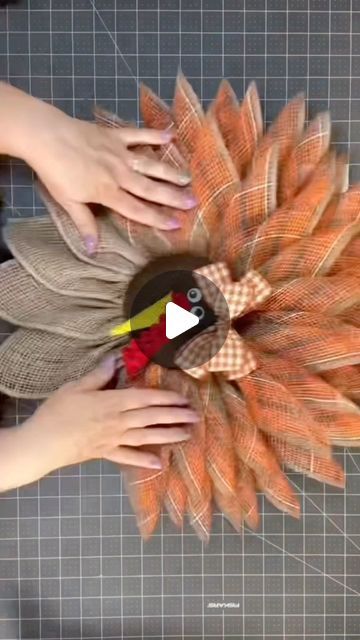 491 likes, 9 comments - julieswreathboutique on November 9, 2023: "It’s almost Thanksgiving and I forgot to post my Turkey wreath! This would be so cute on your door for thanksgiving! #julieswreathboutique #frontdoorwreath #thanksgivingdecorations #thanksgiving🦃 #craftingideas". Mesh Turkey Wreath Diy, Diy Thanksgiving Wreath Dollar Stores, Turkey Wreath Diy, Turkey Wreaths For Front Door, Diy Turkey Crafts, Turkey Wreaths, Turkey Diy Crafts, Thanksgiving Wreaths Diy, Diy Turkey