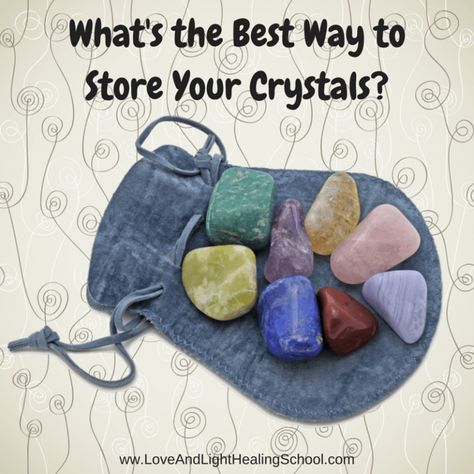 Crystal Controversy: What’s the Best Way to Store Your Crystals? - Love & Light School of Crystal Therapy Store Crystals, Trapped Gas, Light Healing, What Are Crystals, How To Make Crystals, Points Of View, Crystals Healing Properties, Mental Health And Wellbeing, Crystal Therapy