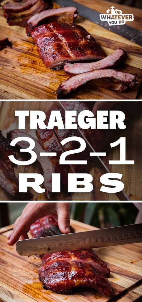 3 2 1 Smoked Ribs, Pellet Grill Ribs, 321 Smoked Ribs, Traeger Cooking, Best Ribs, Pork Ribs Grilled, Smoked Beef Ribs, Traeger Grill Recipes, Smoked Pork Ribs