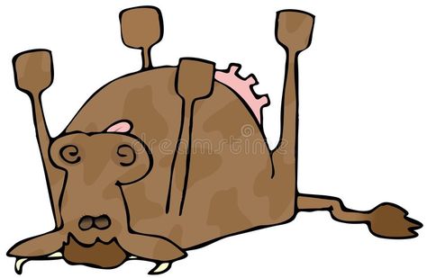 Drawing Dead, Back Illustration, Cow Sketch, Theme Nature, Funny Illustration, A Cow, Cute Cows, Animal Drawings, Funny Animals