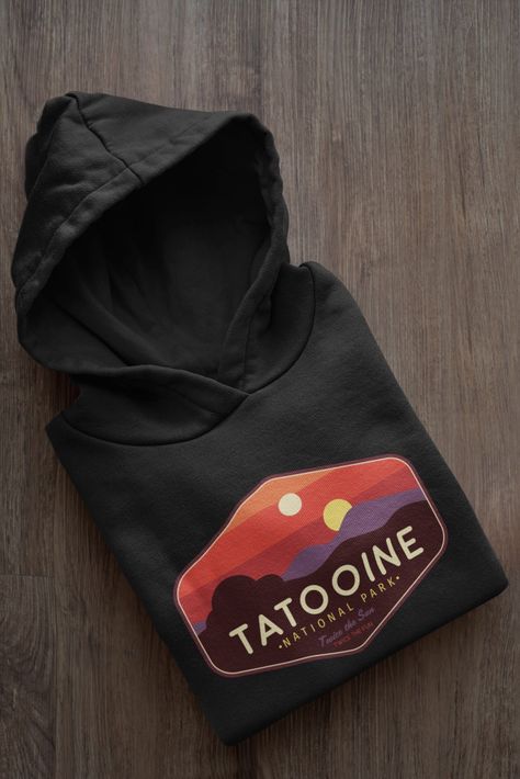 Tatooine Sunset, Sunset Hoodie, Travel Hoodie, Star Wars Hoodie, Star Wars Outfits, Star Wars Kids, Star Wars Inspired, Fun Sweatshirts, Cozy Hoodie