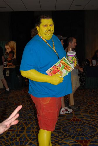 Best. Comic Book Guy cosplay. EVER. Cosplay Fail, Bad Cosplay, Ichigo Cosplay, Bleach Cosplay, Comic Book Guy, Easy Cosplay, Cartoon Cosplay, Best Comic Books, Epic Cosplay