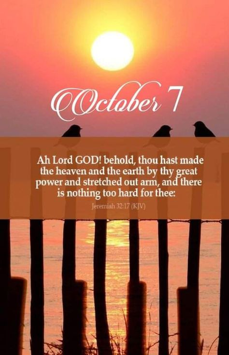 October 7 Blessings, October 7 Bible Verse, October Scripture, October Prayer, October Blessings, October Images, God Prayers, October Month, October Quotes