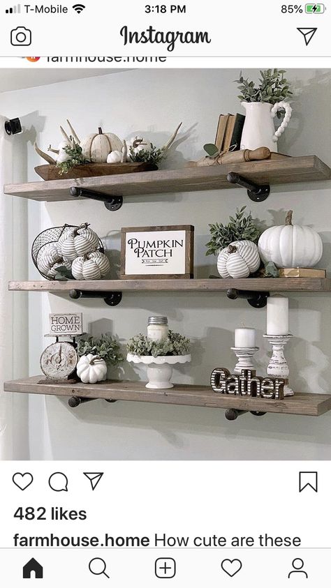 Christmas Dining Table Decorations, Fall Shelf Decor, Bar Design Home, Farmhouse Dinnerware, Elegant Fall Decor, Dining Table Decorations, Christmas Dining Table Decor, Elegant Candle Holders, Christmas Dining Table