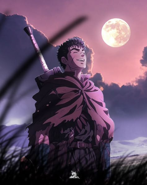 Guts,  on ArtStation at https://www.artstation.com/artwork/QX1ey8 Guts Pfp, Guts Art, Guts Icon, Guts Wallpaper, Guts Anime, Berserk Vagabond, The Black Swordsman, Holy Knight, Black Swordsman