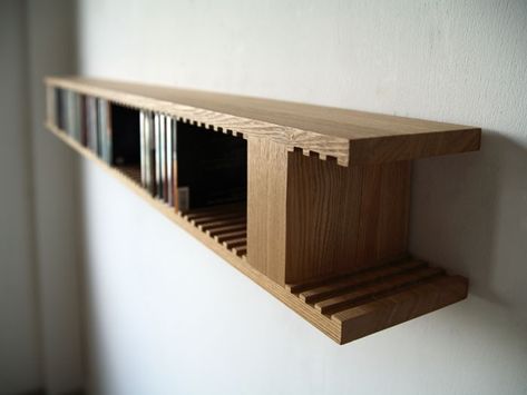 Cd Display, Men’s Bedroom Ideas, Hifi Furniture, Cassette Storage, Room Decor For Men, Cd Shelves, Cd Diy, Cd Rack, Vinyl Room