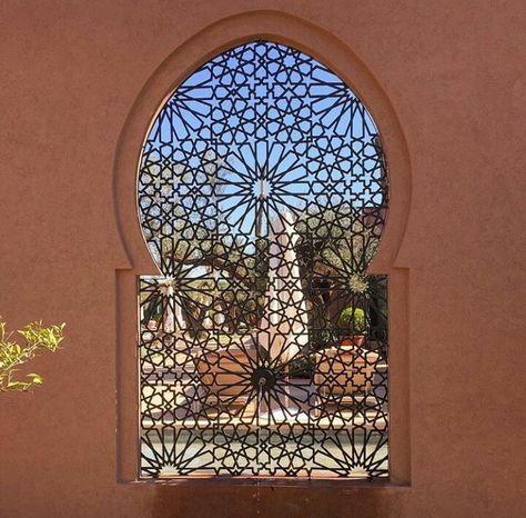 Moroccan Headboard, Islamic Window, Ramadan Event, Moroccan Window, Arabian Decor, Chefchaouen Morocco, Night Window, Moroccan Room, Oval Window