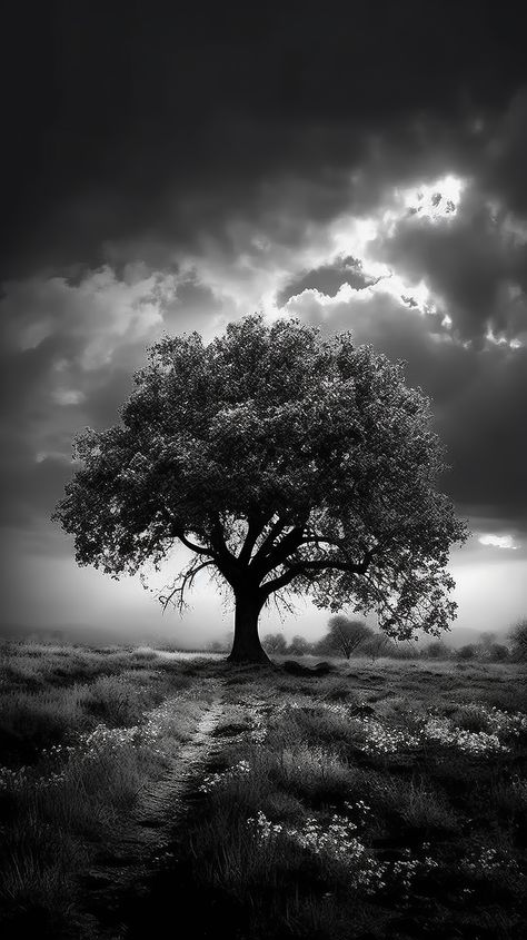 Black And White Landscape Photography Nature, Trees In Fog, Trees Black And White, Black And White Landscape Photography, Landscape Photography Trees, Tree Black And White, Black And White Nature, Panorama Photography, Abstract Trees