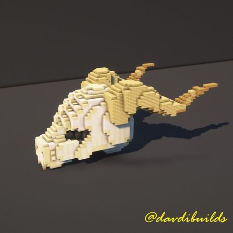 Minecraft Ribcage Build, Minecraft Golem Statue, Minecraft Octopus Build, Minecraft Copper Statue, Minecraft Fox Statue, Spawn Ideas Minecraft, Minecraft Cat Statue, Minecraft Animal Builds, Minecraft Dragon Build