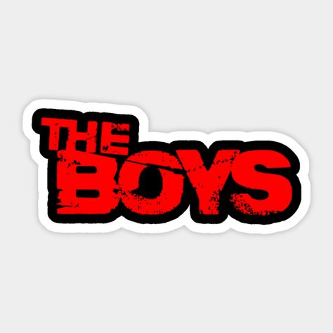 The Boys - The Boys - Sticker | TeePublic Bike Logos Design, Cool Laptop Stickers, Boyfriend Scrapbook, Superhero Stickers, Scary Photos, Bike Logo, Bike Stickers, Boys Sticker, Tumblr Stickers