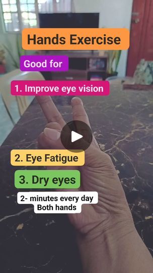 Eye Vision, Finger Exercises, Eye Problems, Quick Workouts, Relaxation Music, Hand Exercises, Vision Eye, Home Health Remedies, Relaxation Meditation