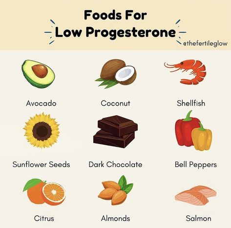 These are wonderful foods to add into your daily routine for boosting low progesterone and helping your hormone imbalance. They will help your body more easily create progesterone which will help with any progesterone deficiency. Foods With Progesterone, Foods To Increase Progesterone, Meals To Increase Progesterone, Progesterone Foods, High Estrogen Low Progesterone Diet, Almond Salmon, Progesterone Deficiency, Mood Regulation, Low Progesterone Pregnancy