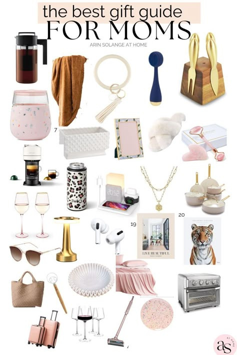 Here are the best gift guides for moms! Your mom will love receiving these presents on Christmas, her birthday, or Mother's Day Mom Gift Guide, Birthday Presents For Mom, Thoughtful Gift Ideas, Gift Inspo, 30th Birthday Gifts, Happy Birthday Gifts, Beauty Must Haves, Presents For Mom, Pregnant Mom