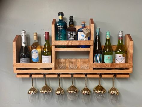 Bottle Shelf, Bar Shelves, Rack Design, Home Bar Decor, Garden Bar, Wine Cabinets, Wall Bar, Mini Bar, Bar Design