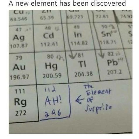 Periodic Table Jokes, Self Deprecating Humor, Science Jokes, Bad Jokes, Funny Random, Relationship Memes, Humor Memes, Teacher Humor, Funny Fails