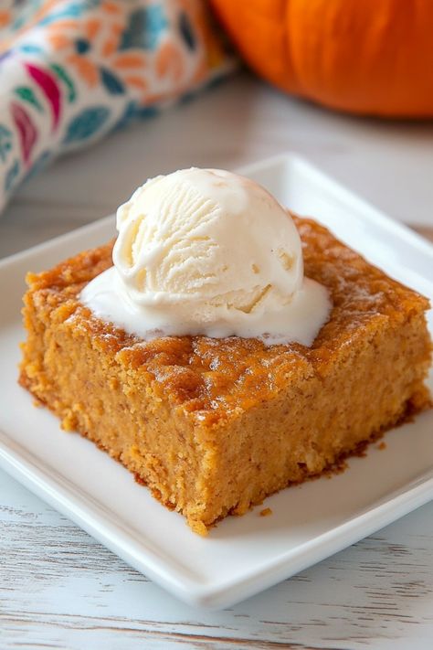 Indulge in the best of both worlds with this delicious pumpkin pie pudding cake recipe. This dessert combines the rich flavors of pumpkin pie with the decadence of pudding cake for a truly irresistible treat. Perfect for fall gatherings or cozy nights in, this dessert is sure to delight your taste buds and impress your guests. With its moist cake layer on top and creamy pumpkin pudding layer underneath, every bite is a delightful contrast of textures and flavors. Pumpkin Pie Pudding Cake, Pumpkin Pudding Cake, Pumpkin Pie Pudding, Pudding Cake Recipe, Best Pumpkin Pie, Pumpkin Pudding, Moist Cake, Spice Cake Mix, Cake Mixture