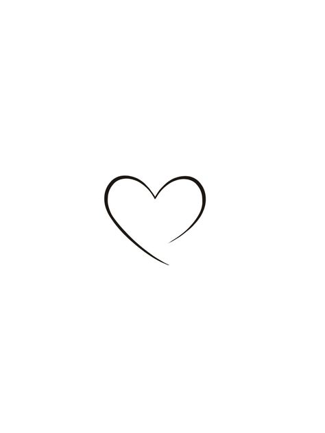 Heart Minimalist Tattoo, Minimal Heart Tattoo, Heart Line Drawing, Corazon Tattoo, Open Heart Tattoo, Heart Outline Tattoo, Heart Tattoo Design, Tiny Heart Tattoos, Small Heart Tattoos