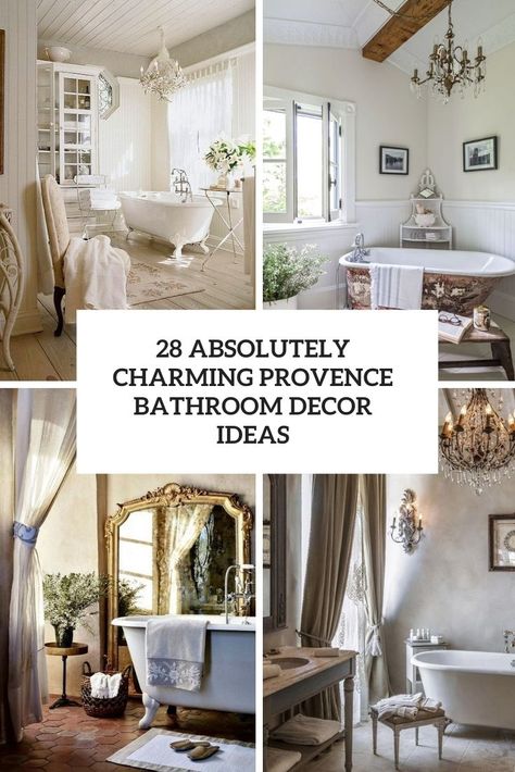 absolutely charming provence bathroom decor ideas cover French Countryside Bathroom, Parisian Bathroom French Style, Provence Bathroom, French Cottage Bathroom Ideas, French Country Bathroom Ideas, French Country Decorating Bathroom, French Cottage Bathroom, Stylish Bathroom Design, Vintage Fixtures