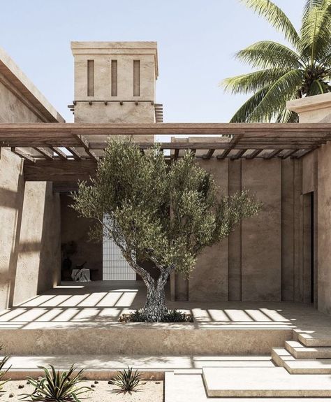 Desert House Exterior, Vincenzo De Cotiis, Modern Wooden House, Riad Marrakech, Mediterranean Design, Desert Homes, House Interior Decor, Villa Design, Interior Architecture Design