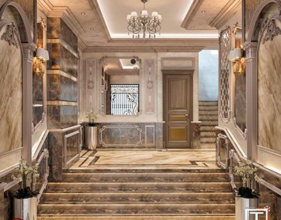 Entrance Buildig (marble )1 Entrance Lobby Design Residential, Entrance Residential, Lobby Design Residential, Marble Entrance, Entrance Lobby Design, Classic Entrance, Residential Entrance, Architectural Animation, 3d Floor Plans