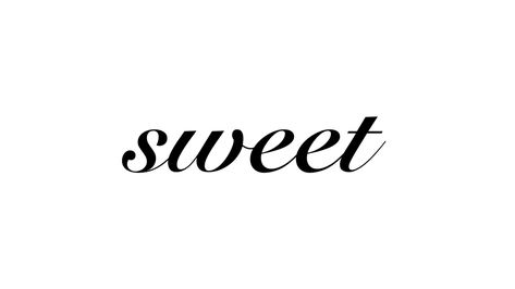 Sweet Life Tattoo, Sugar Tattoo, Cursive Words, Sweet Tattoos, Dainty Tattoos, Tat Ideas, Feminine Tattoos, Sweet Words, Word Tattoos