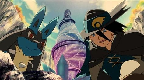 Cartoon Up, Pokemon Movie, Lucario And Riolu, Pokemon Advanced, Hoenn Region, Lucario Pokemon, Pokemon Game Characters, Pokemon Movies, Pokémon Black And White