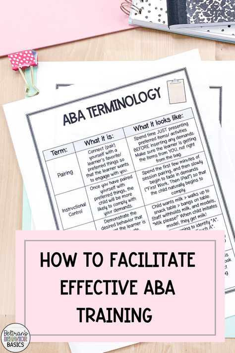 Aba Clinic Organization, Aba Training Applied Behavior Analysis, Aba Notes, Aba Materials, Behavior Interventionist, Applied Behavior Analysis Training, Aba Center, Rbt Exam, Aba Classroom