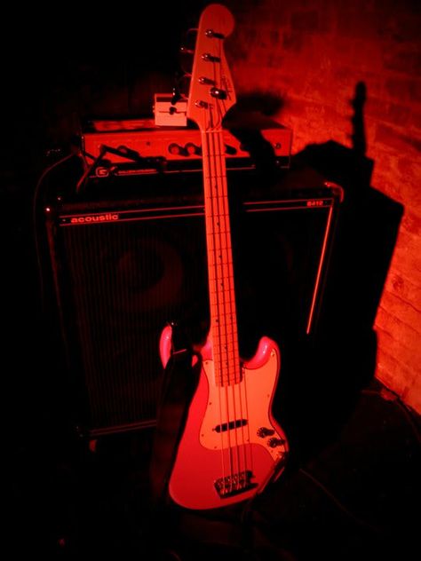 aesthetic bass Guitar Aesthetic, Boy Aesthetic, Aesthetic Red, Neon Aesthetic, Trendy Baby, Bass Guitar, Image Search, Bass