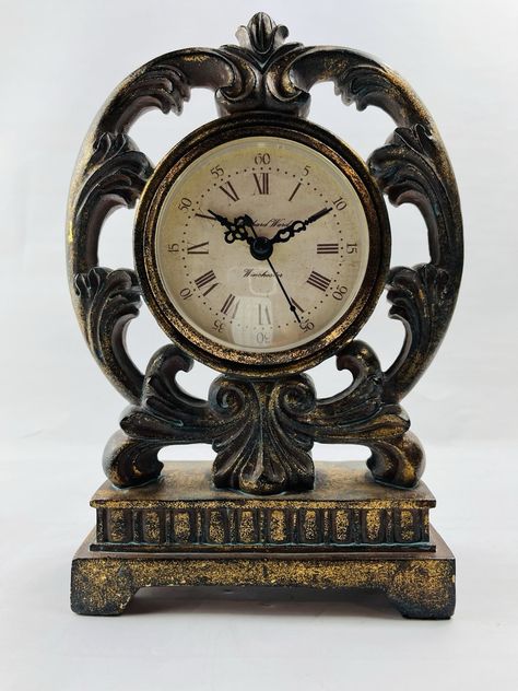 Check out Richard Ward Winchester Tabletop Clock Dark Brown & Gold For Decor Working, the latest item I added on eBay! #eBay #eBaySeller Tabletop Clocks, Ebay Seller, Winchester, Brown Gold, Dark Brown, Table Top, Clock, Gold