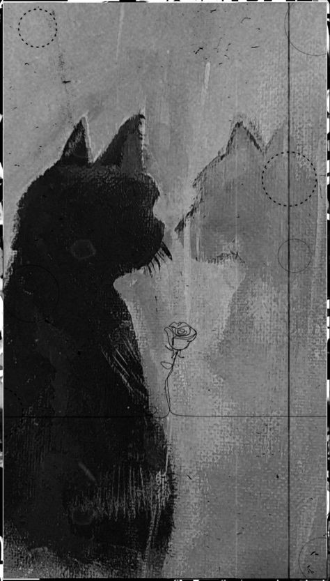 Lock Screen, Black Cat, Screen, Black And White, Grey, Wall, White, Black