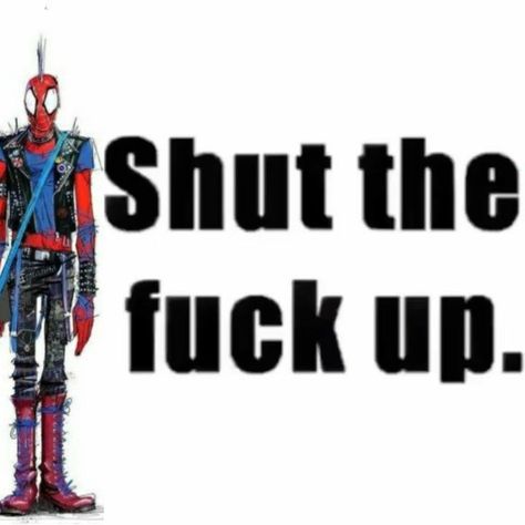 Spider Punk Outfit, Spider Punk, Hobie Brown, Spaider Man, Spiderman 3, Snapchat Funny, Text Jokes, Spider Woman, Funny Reaction Pictures