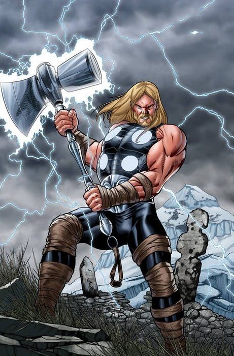 Ultimate Thor, Thor Comic Art, Marvel 616, Thor Art, Thor 1, Thor Comic, Ultimate Marvel, The Mighty Thor, Marvel Thor