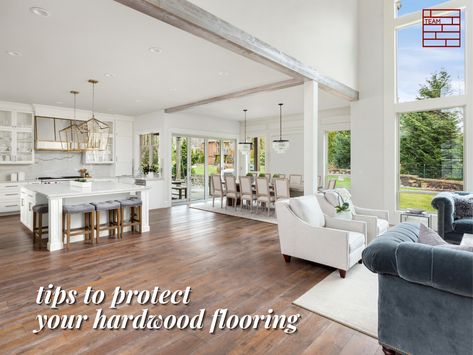 Prevent serious damage to your Toronto home's hardwood flooring. Learn more about our quick and simple tips. Light Hardwood Floors Kitchen, White Oak Floors Living Room, Oak Floor Living Room, Toronto Home, Open Kitchen And Living Room, White Oak Hardwood Floors, Light Hardwood, Light Hardwood Floors, Oak Wood Floors