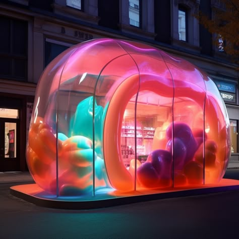 Inflatable Architecture, Bubble Architecture, Event Design Branding, Activation Booth, Coffee Booth, Green Facade, Popup Store, Photo Zone, Brand Activation