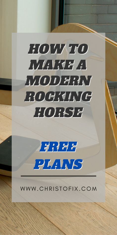 Wooden Rocking Horse Plans, Rocking Horse Diy, Diy Wooden Toys Plans, Rocking Horse Woodworking Plans, Small Woodworking Shop Ideas, Cradle Woodworking Plans, Rocking Horse Plans, Kids Rocking Horse, Money Building