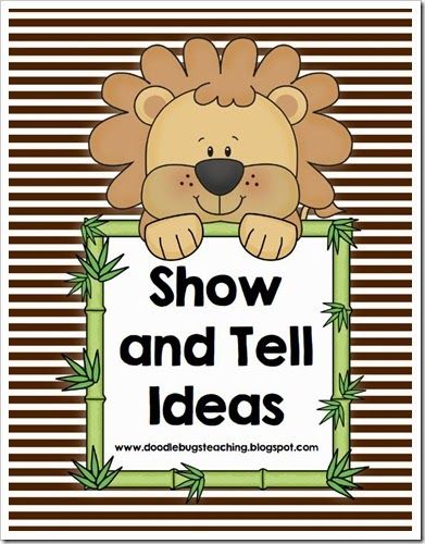 Show and Tell Info and Topics - Schedule your whole year with these 18 fun ideas Great for kindergarten or first grade especially! Show And Tell Topics For Grade 1, Show And Tell Ideas For Kindergarten, Show And Tell Ideas, Oral Language Activities, Fall Lesson Plans, Doodle Bugs, Pre Primary, Summer Book, Literacy Lessons