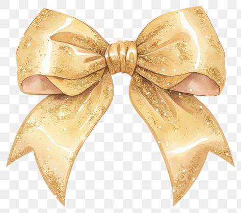 Gold tie accessories accessory. | Free Photo Illustration - rawpixel Gold Clipart, Cute Printables, Bow Clipart, Aesthetic Gold, Bow Wallpaper, Gold Tie, Png Coquette, Glitter Ribbon, Glitter Gold