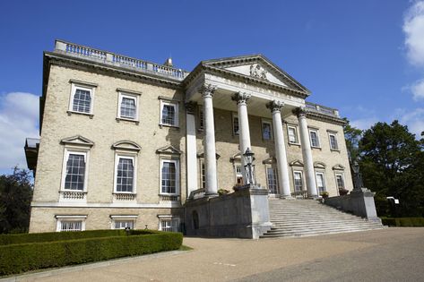 Claremont Fan Court School Claremont House, Fabric Covered Walls, Rich Art, Stately Homes, Underground Tunnels, Manor Houses, Dining Hall, Hall Design, Stately Home