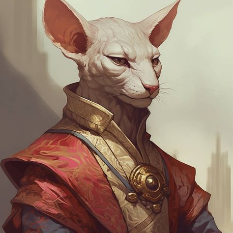 Tabaxi sphynx by hackmau5 on DeviantArt Hairless Tabaxi Dnd, Tabaxi Sphinx Cat, Tabaxi Aesthetic Dnd, Sphynx Tabaxi, Dnd Tabaxi Rogue, Tabaxi Noble, Sphinx Tabaxi, Tabaxi Character Design, Dnd Catfolk