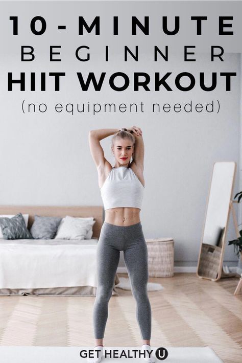 Hiit Exercise List, Hit Workout, Hiit For Beginners, Workouts For Beginners, Hiit Workouts For Beginners, Workout No Equipment, Hiit Program, Hiit Workout At Home, Hiit Workouts