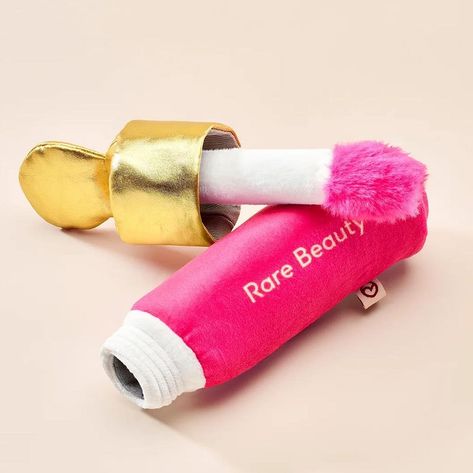 Point Click Vibes 👆 | @rarebeauty has launched limited edition 🐶 dog toys based on their best selling products! $18 each glam up your fluffy friends with… | Instagram Rare Beauty Makeup, Soft Pinch Liquid Blush, Puppy List, Cute Dog Toys, Cute Dog Clothes, Puppy Accessories, Puppy Stuff, Liquid Blush, Up Dog