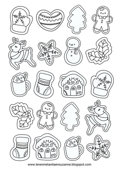 Cute Christmas Doodles, Christmas Doodle, Idee Cricut, Ornament Drawing, Doodle Icon, Christmas Doodles, Christmas Drawing, Christmas Templates, Cute Coloring Pages